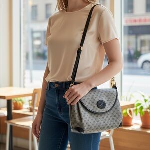 Gucci GG Monogram Crossbody + Matching Wallet, COA